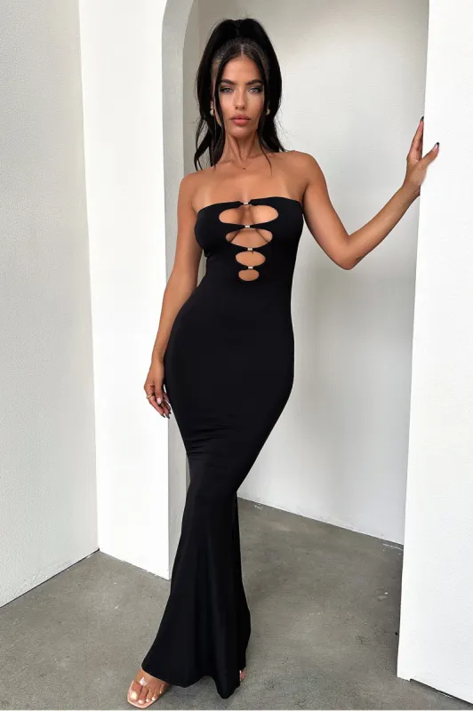 Miami Maxi Dress - Black sold by Thats So Fetch