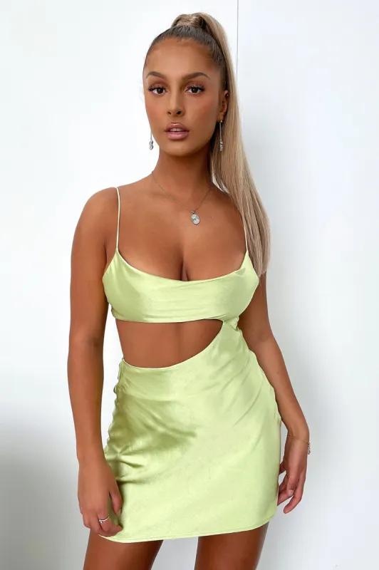 Oasis Mini Dress - Green sold by Thats So Fetch