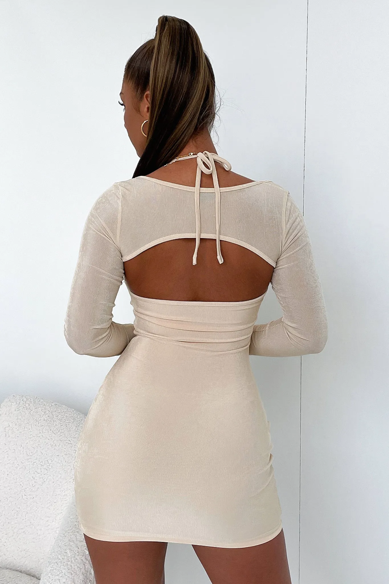 Lachlan Dress - Nude sold by Thats So Fetch product image thumbnail 3