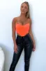 Marko Lace Corset - Neon Orange sold by Thats So Fetch