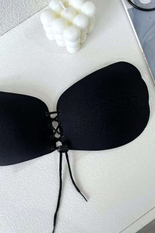 Stick On Push Up Bra - Black sold by Thats So Fetch