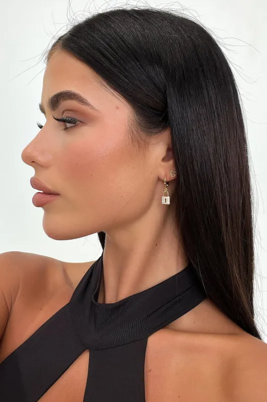 Hetley Earrings - Gold sold by Thats So Fetch