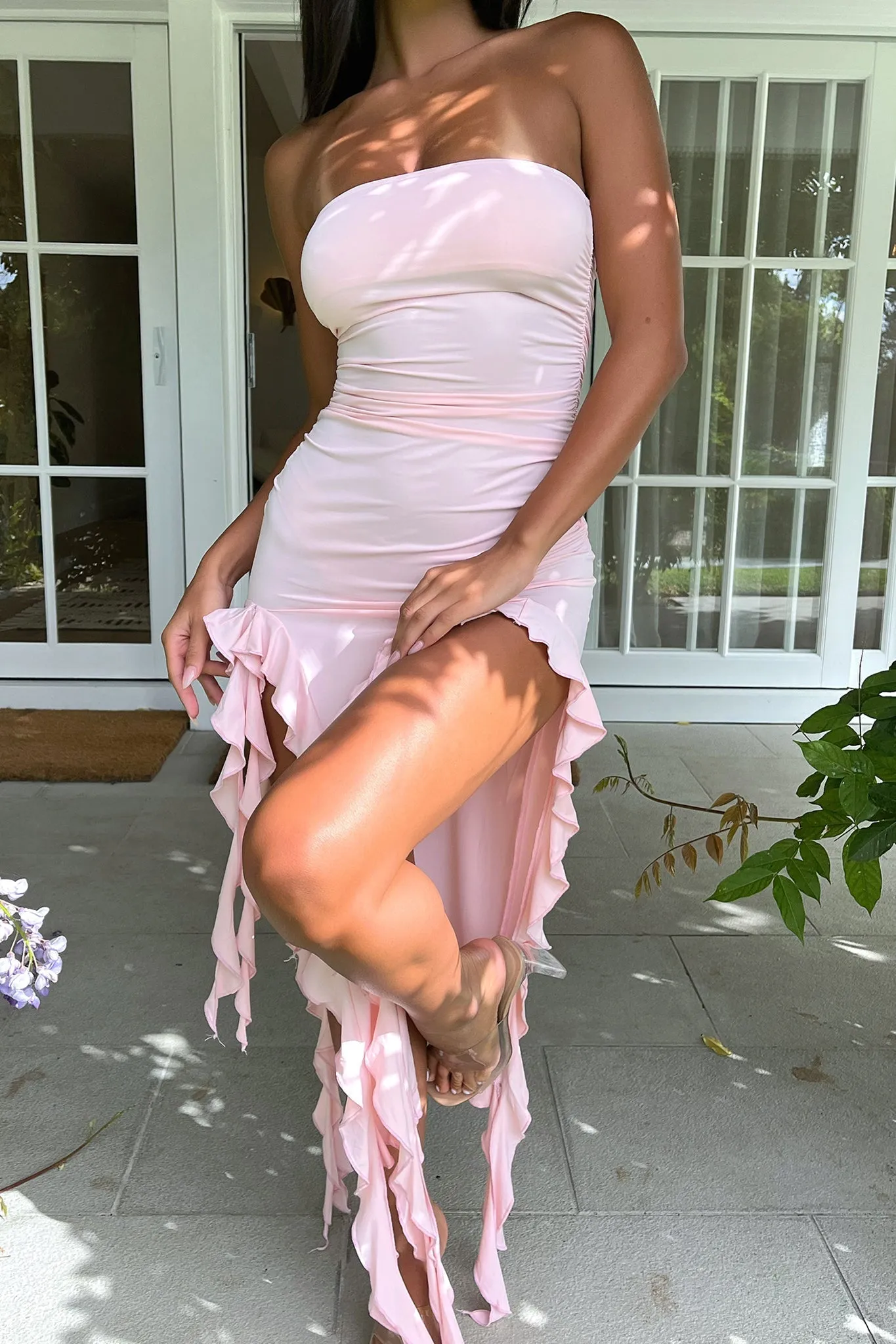 Lioness Rendezvous Strapless Dress - Blush sold by Thats So Fetch product image thumbnail 4