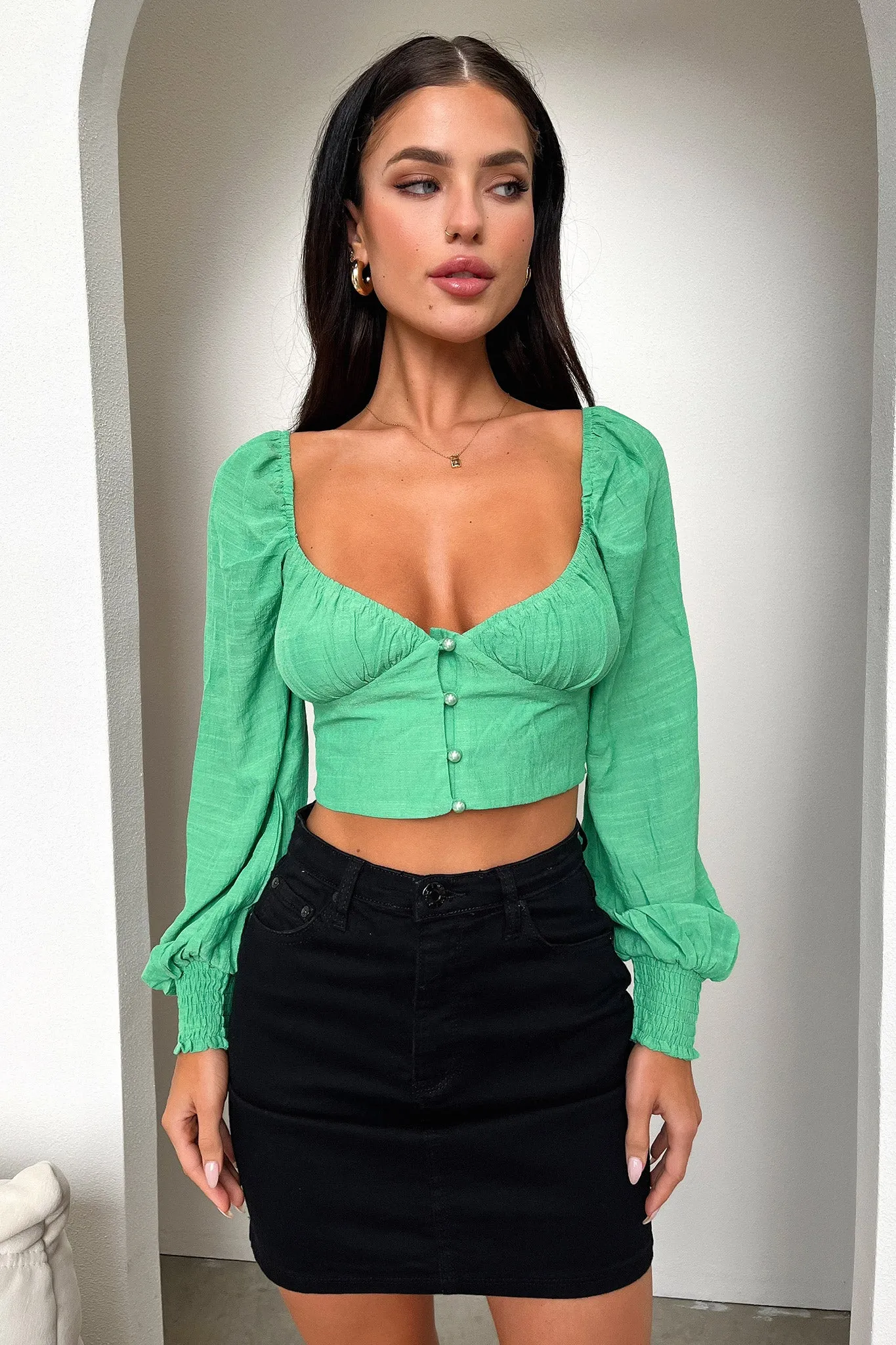 Angel Crop - Green sold by Thats So Fetch product image thumbnail 2
