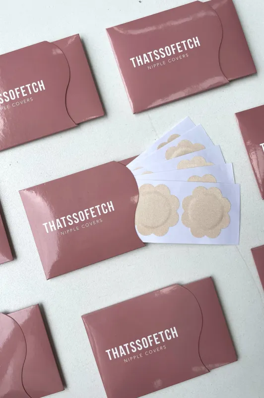 5 Pack Nipple Covers - Nude Flower sold by Thats So Fetch