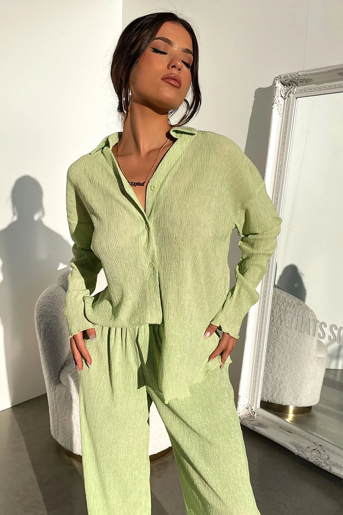 Ellora Pants - Green sold by Thats So Fetch product image thumbnail 4