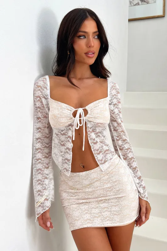 Daytona Skirt - White sold by Thats So Fetch