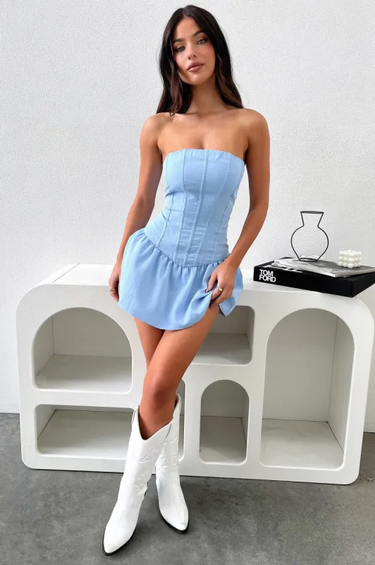 Melrose Dress - Blue sold by Thats So Fetch