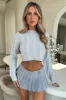 Lioness Rider Mini Skirt - Slate sold by Thats So Fetch