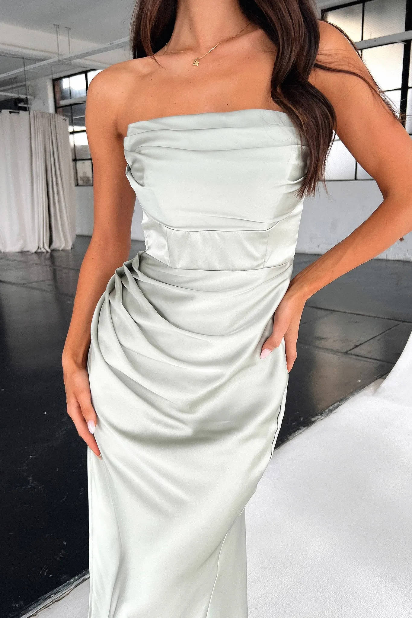 Lola Maxi Dress - Sage sold by Thats So Fetch product image thumbnail 5