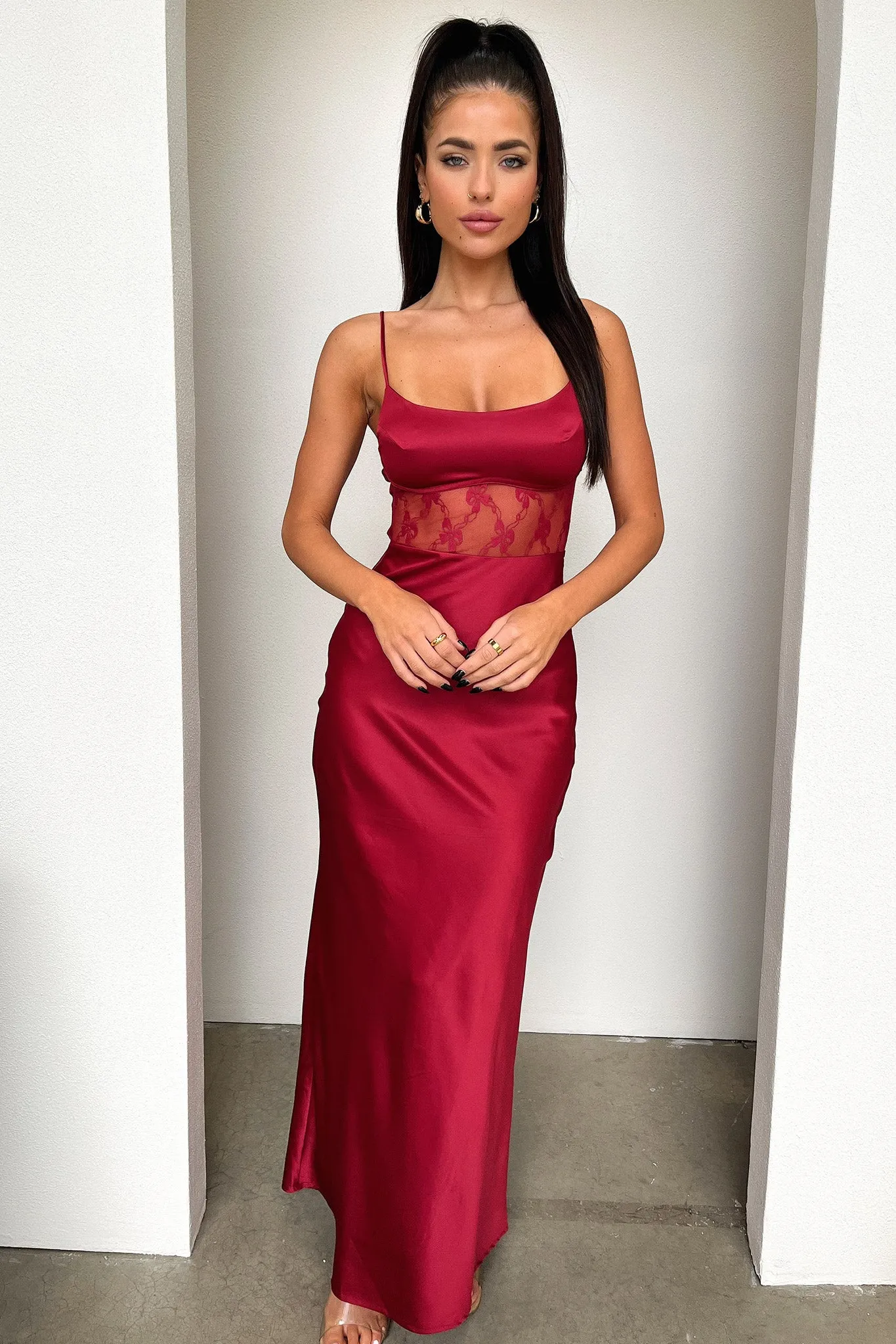 Azaria Maxi Dress - Red sold by Thats So Fetch product image thumbnail 5