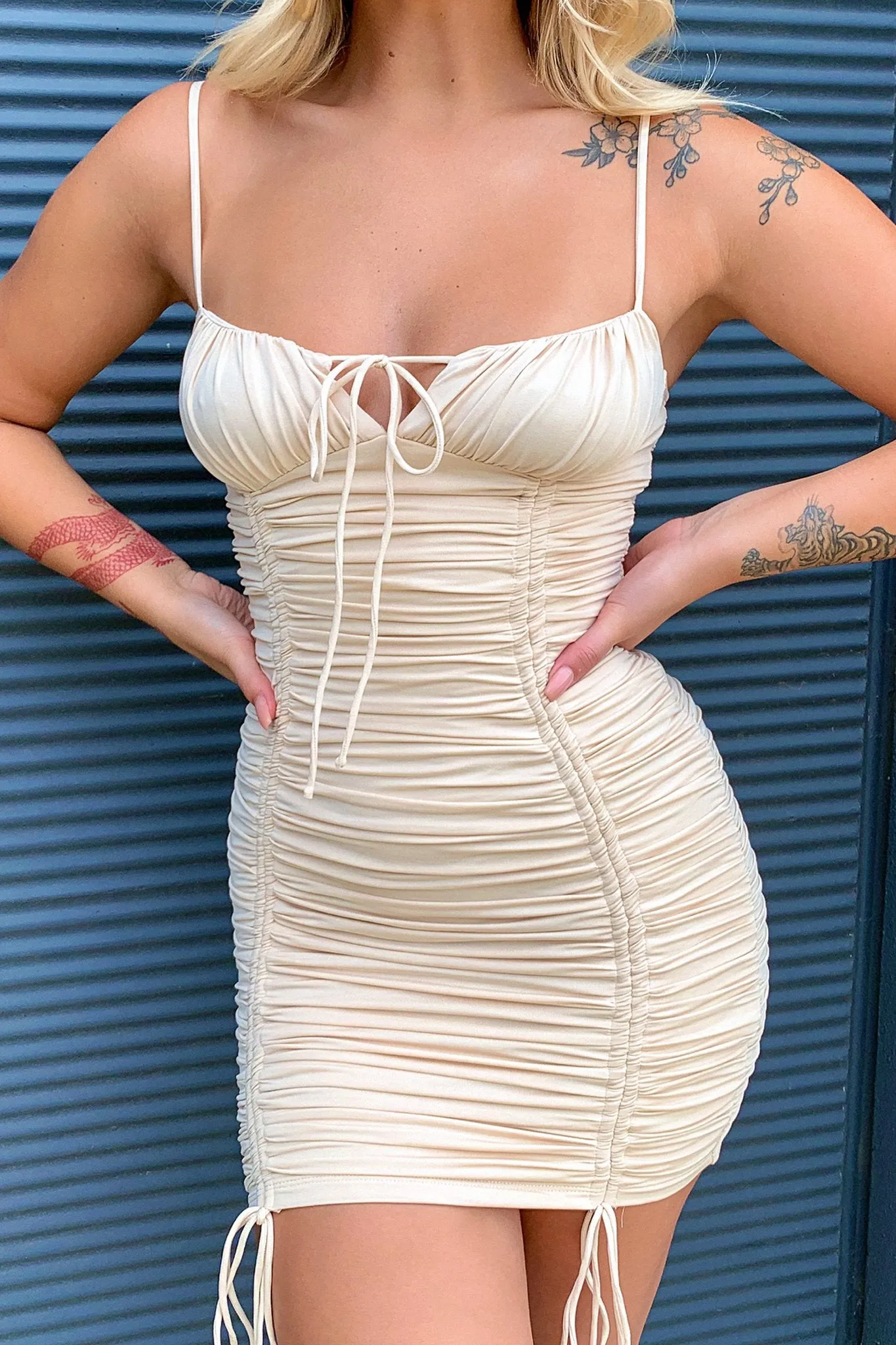 London Dress - Beige sold by Thats So Fetch product image thumbnail 2