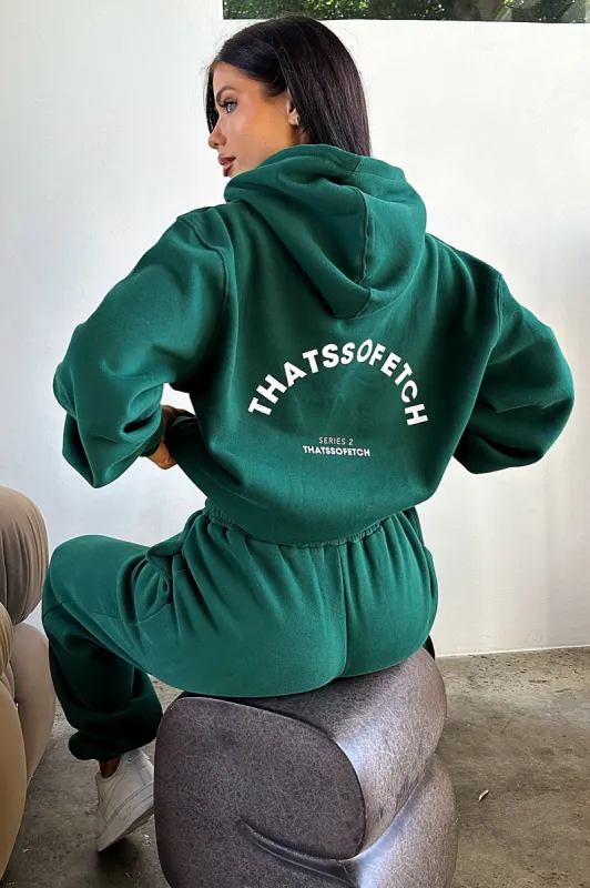 Series 2 Hoodie - Emerald sold by Thats So Fetch
