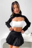 Evie Turtleneck Shrug - Black sold by Thats So Fetch