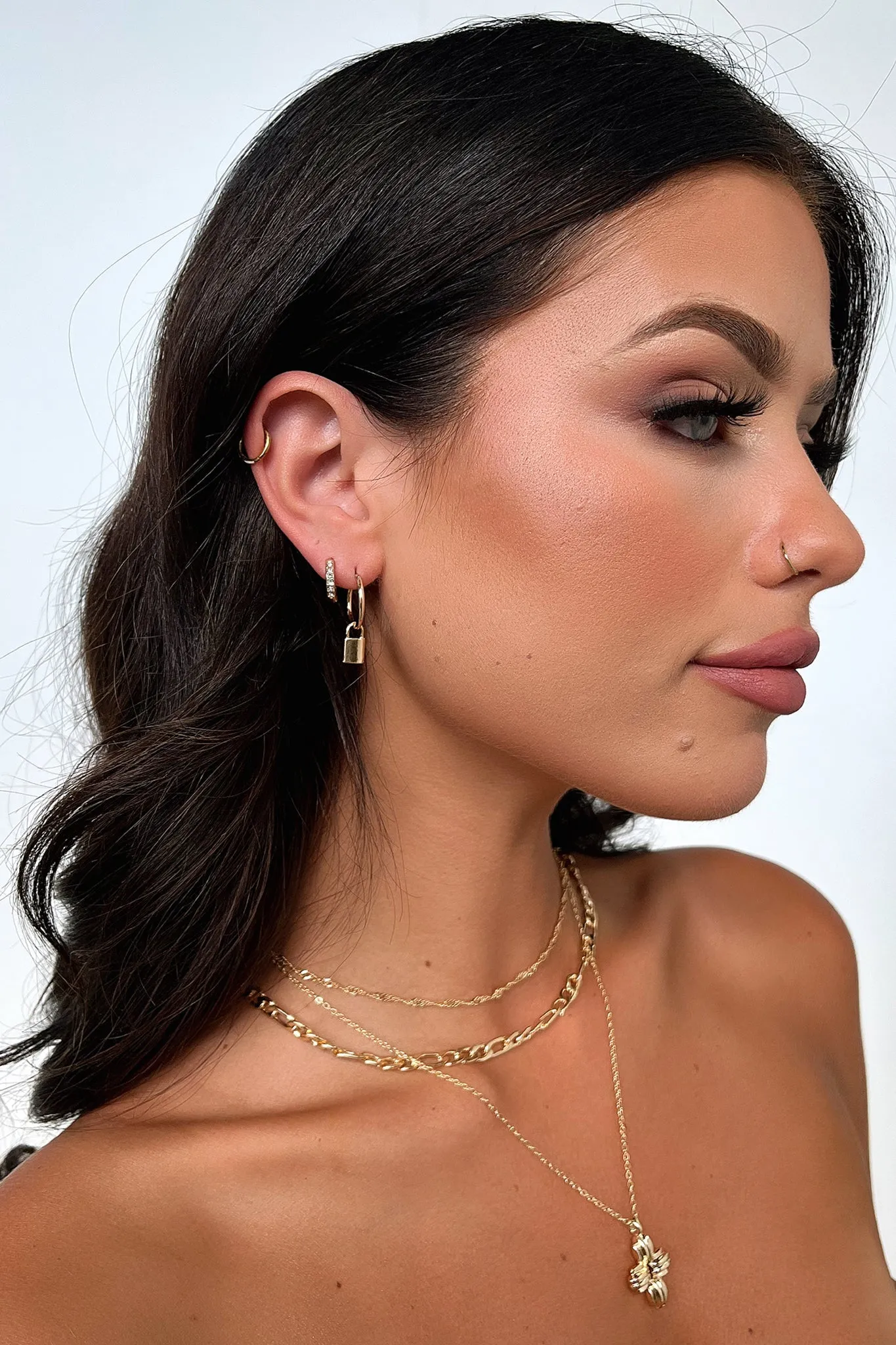Cohen Earrings 2 pack - Gold sold by Thats So Fetch product image thumbnail 2