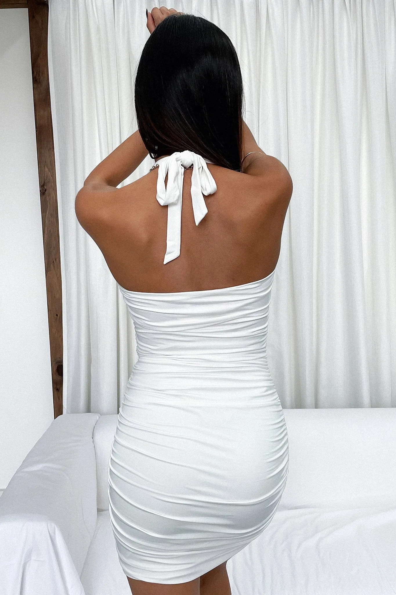 Asha Dress - White sold by Thats So Fetch product image thumbnail 5