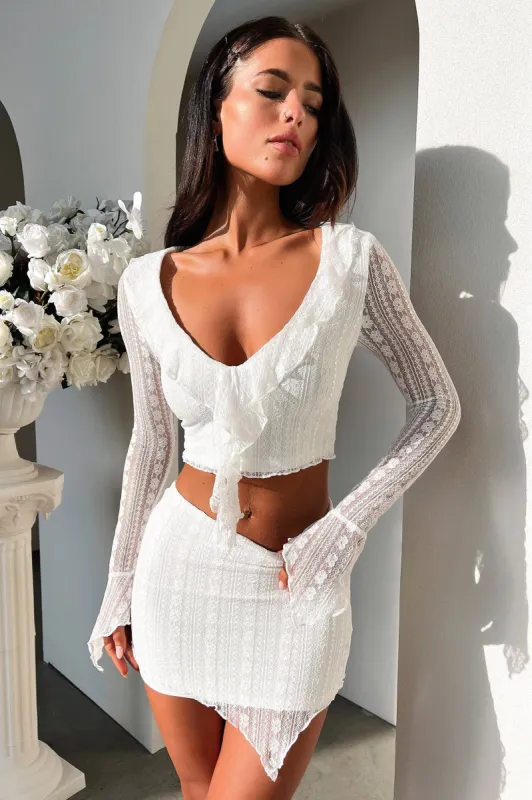 Aperol Skirt - White sold by Thats So Fetch