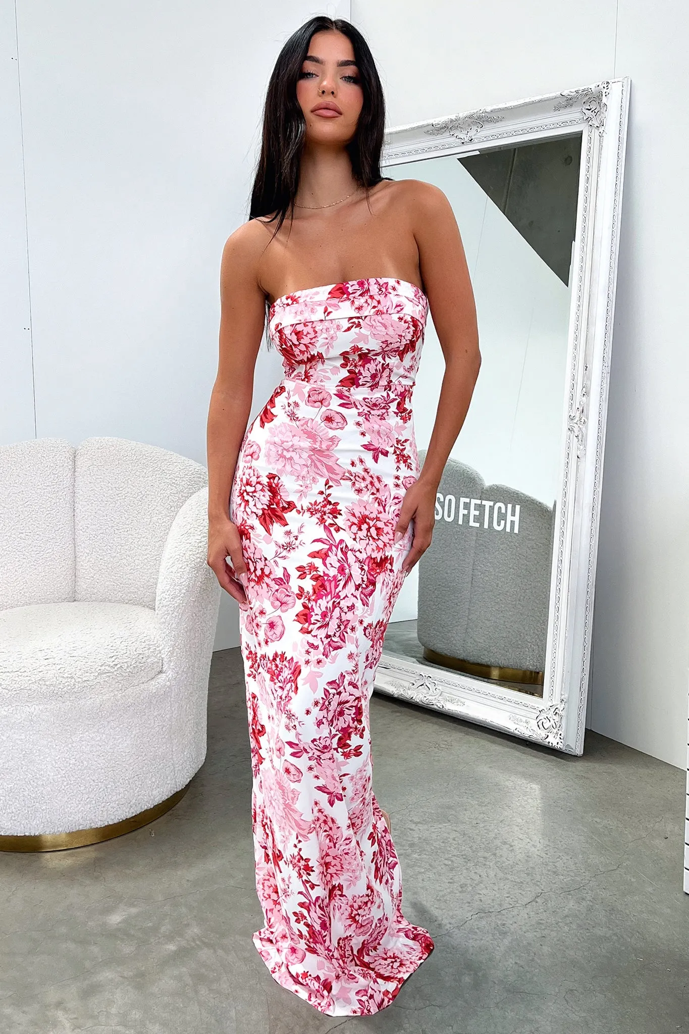 Charms Maxi Dress - Pink Floral sold by Thats So Fetch product image thumbnail 2