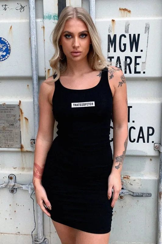 Trina Dress - Black sold by Thats So Fetch