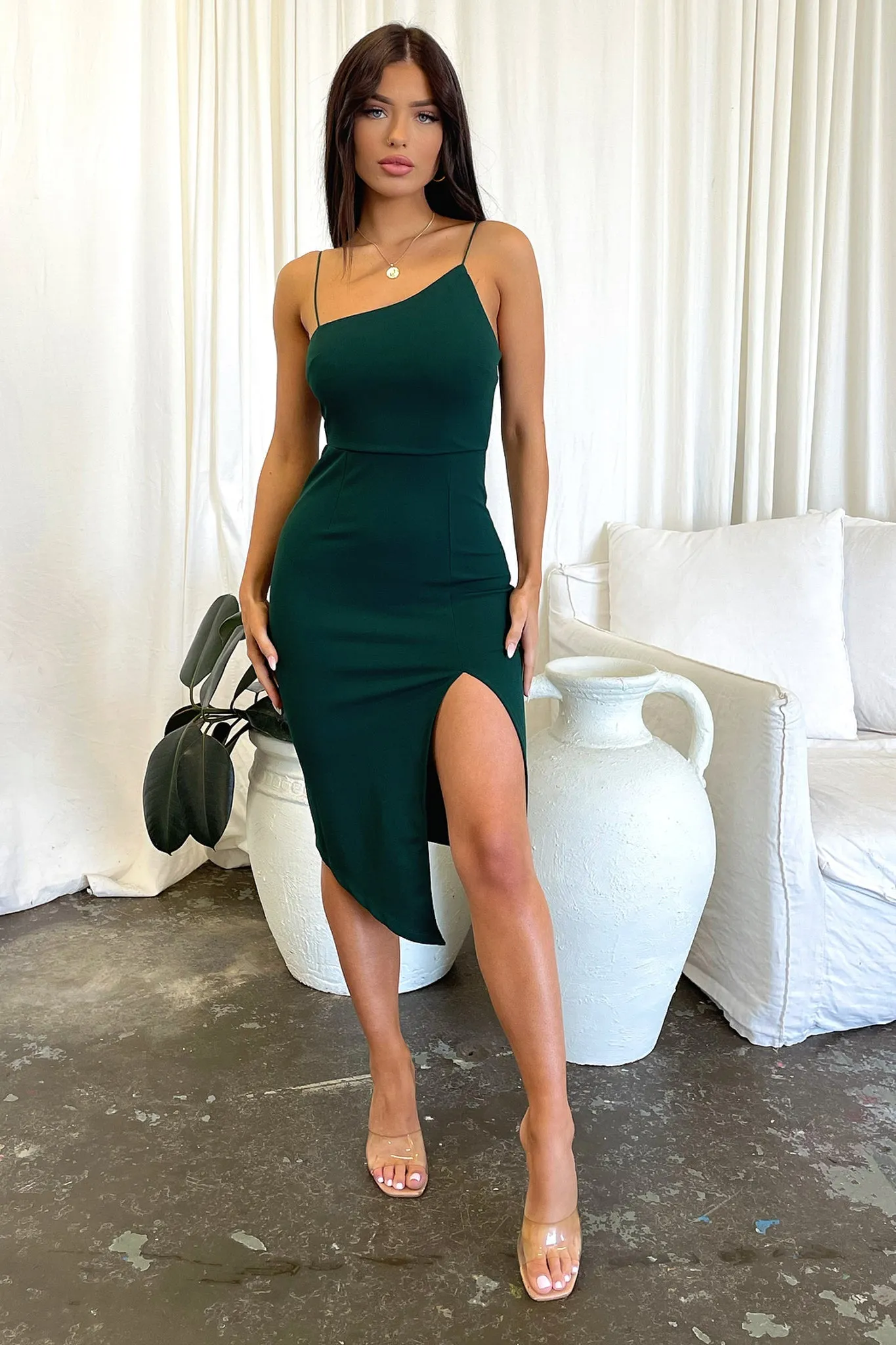 Kira Dress - Emerald sold by Thats So Fetch