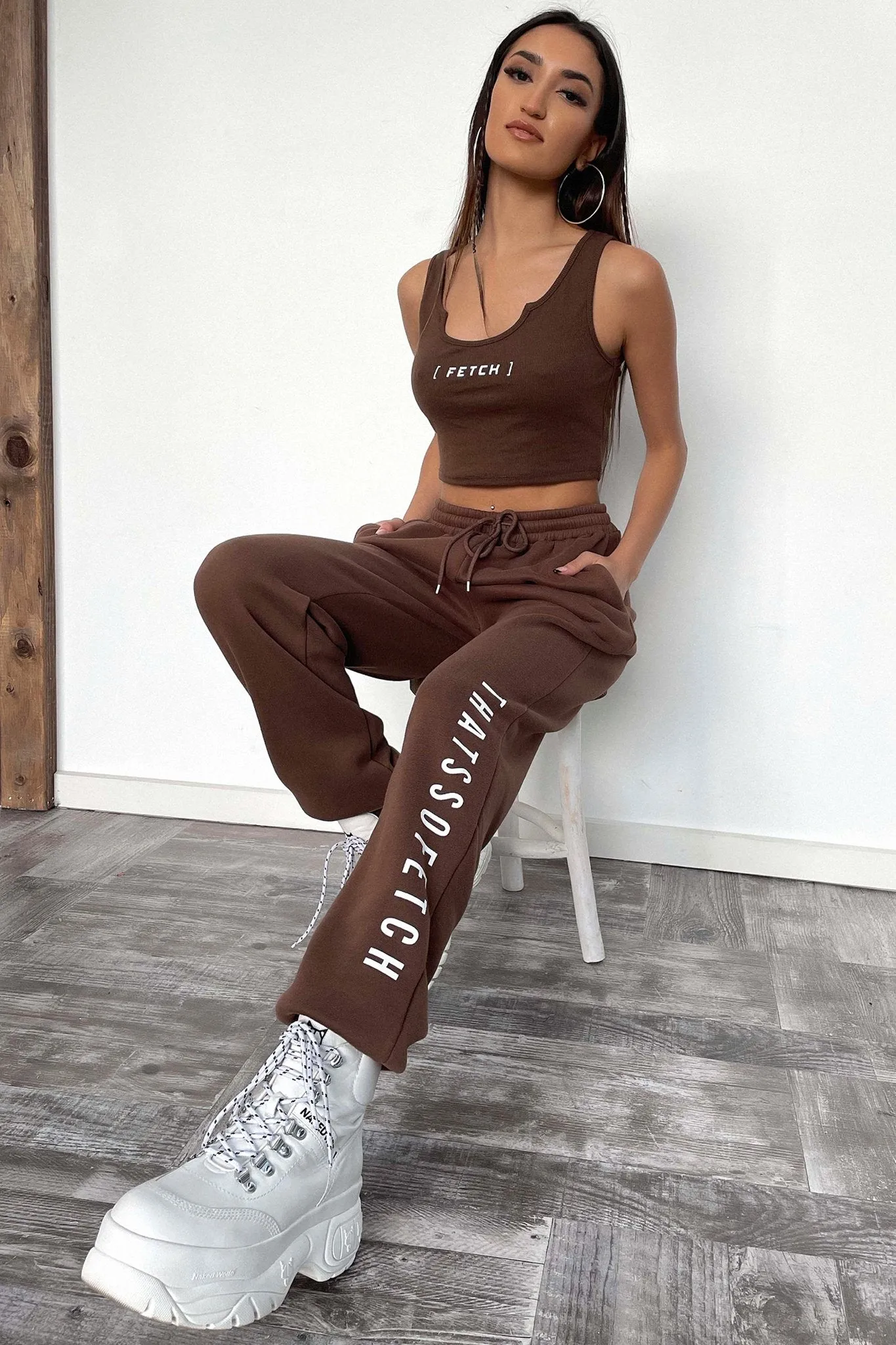 Zeuse Singlet Crop - Brown sold by Thats So Fetch product image thumbnail 4