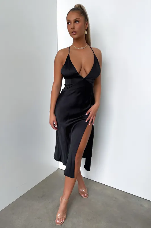 Zora Midi Dress - Black sold by Thats So Fetch