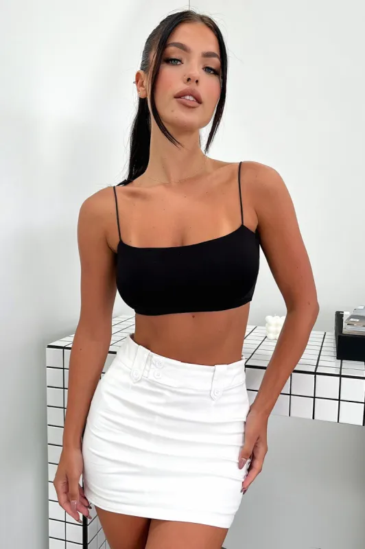 Dalena Crop - Black sold by Thats So Fetch