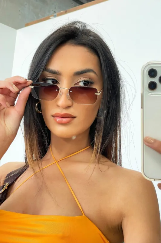 Scorpio Sunnies - Brown sold by Thats So Fetch