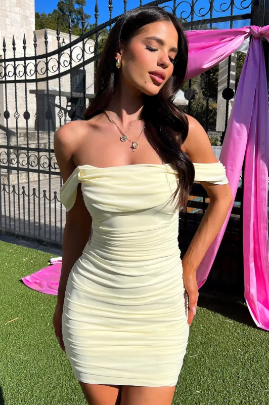 Lucinda Dress - Yellow sold by Thats So Fetch