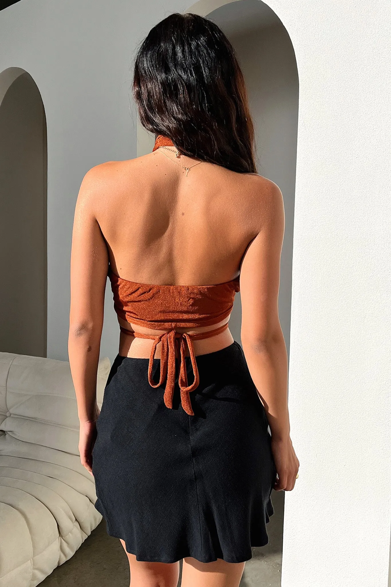 Jena Crop - Brown sold by Thats So Fetch product image thumbnail 3