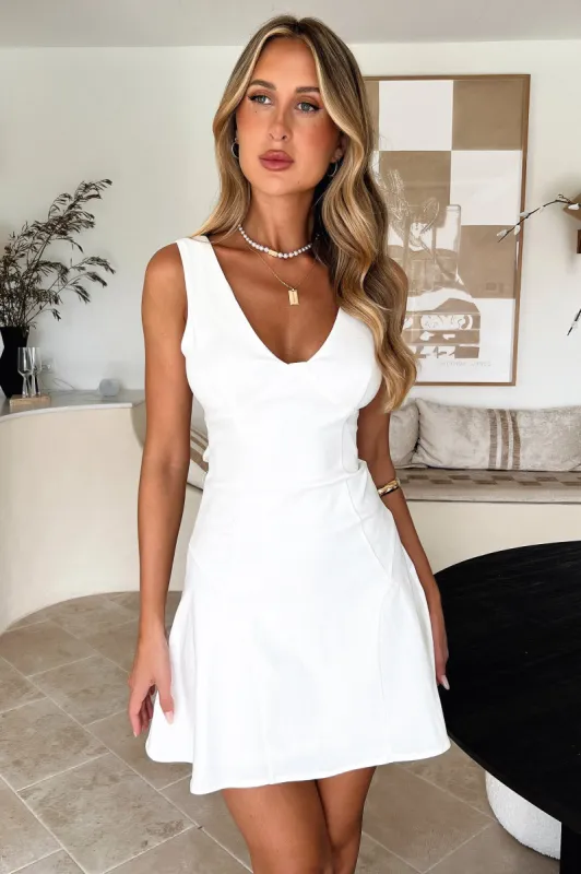 Morelle Dress - White sold by Thats So Fetch