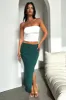 Karlie Knit Skirt - Emerald sold by Thats So Fetch