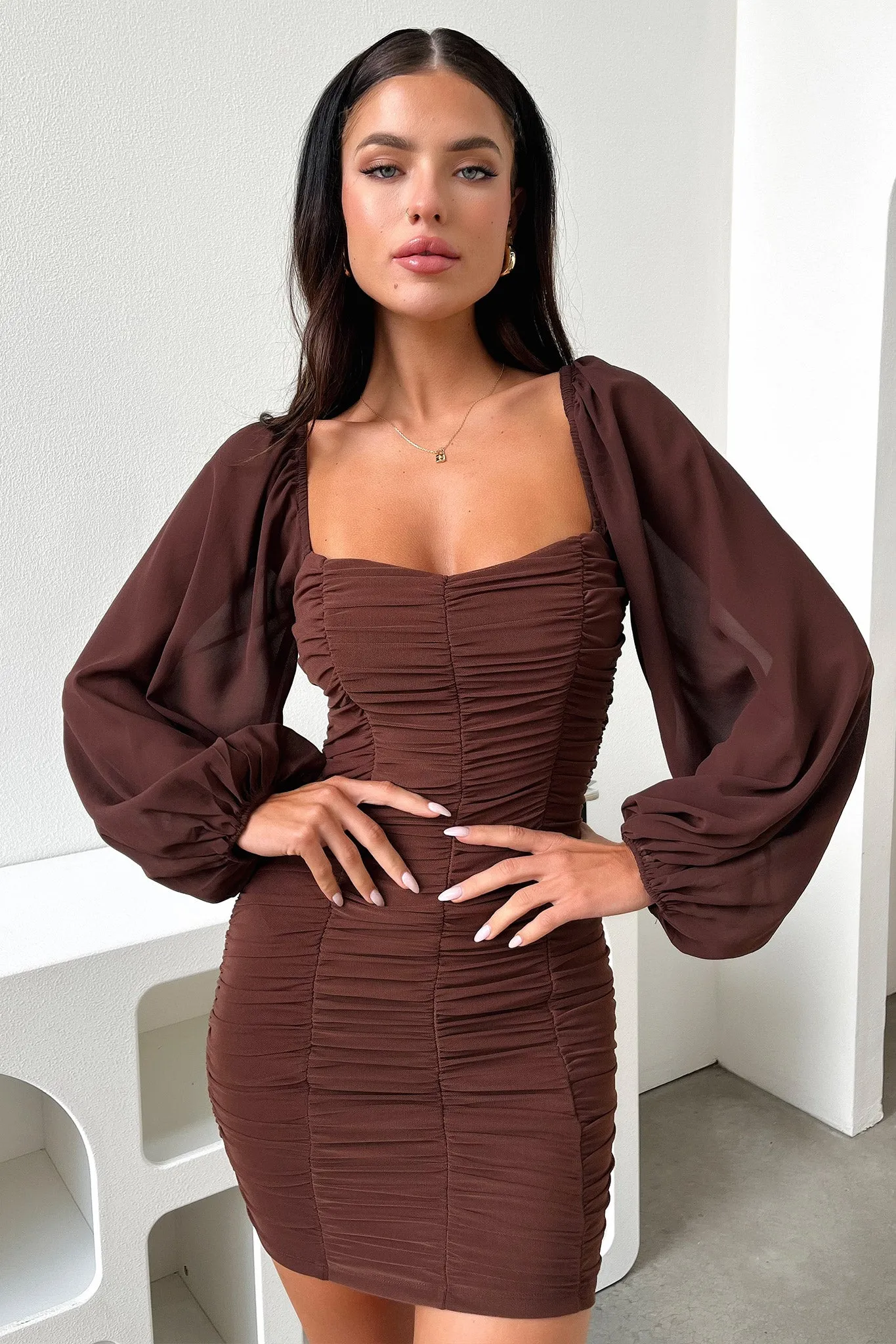 Martini Dress - Brown sold by Thats So Fetch product image thumbnail 4