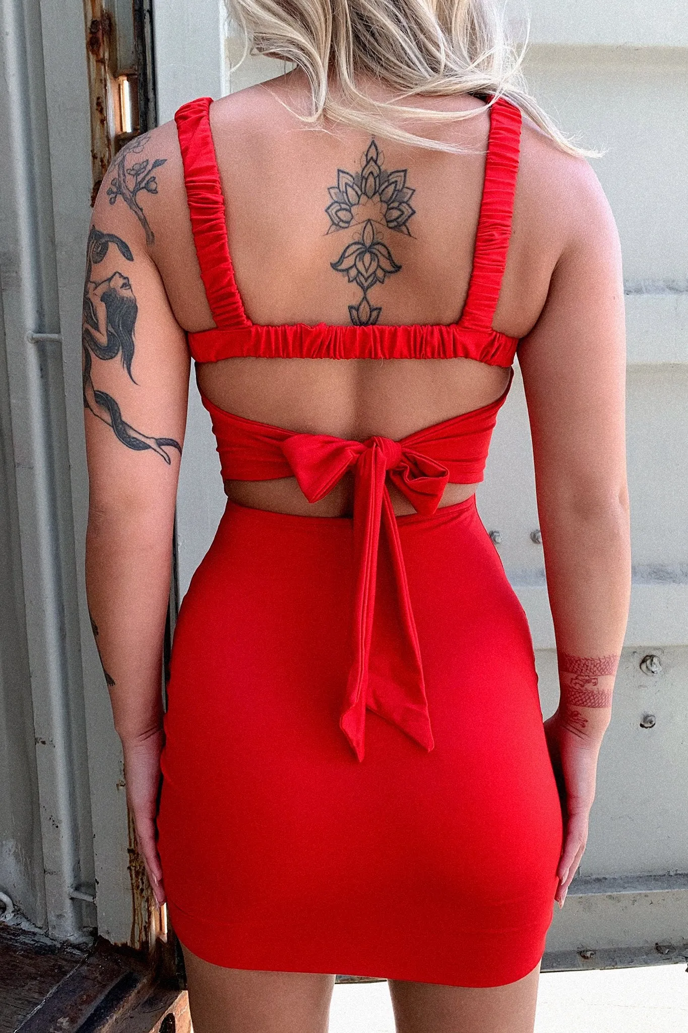 Archie Dress - Red sold by Thats So Fetch