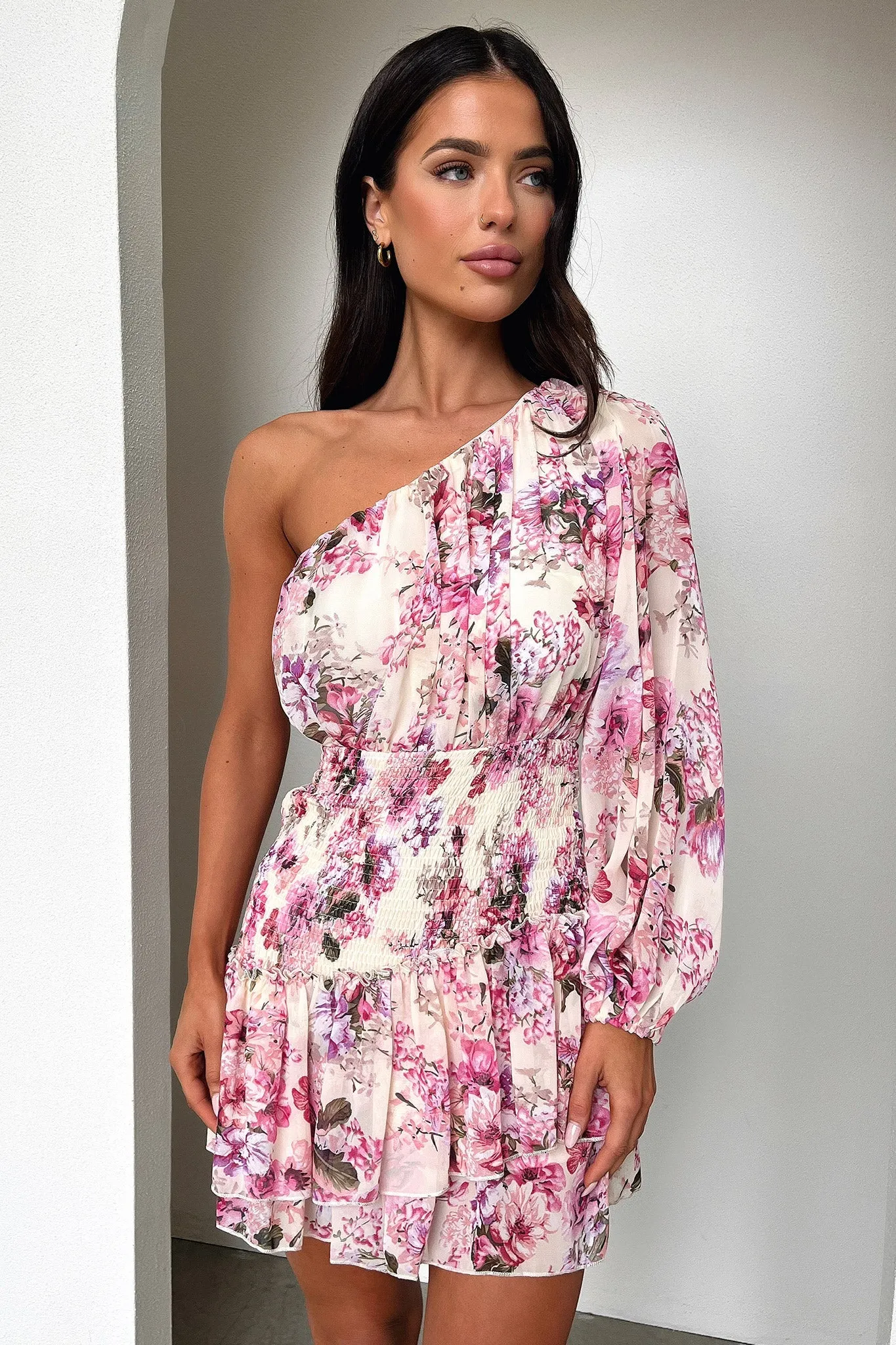 Katina Mini Dress - Pink Floral sold by Thats So Fetch product image thumbnail 5