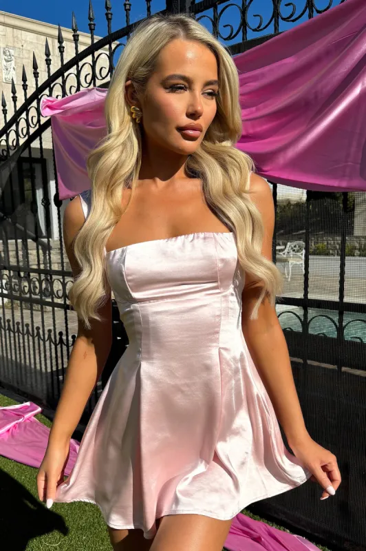 Edina Dress - Pink sold by Thats So Fetch