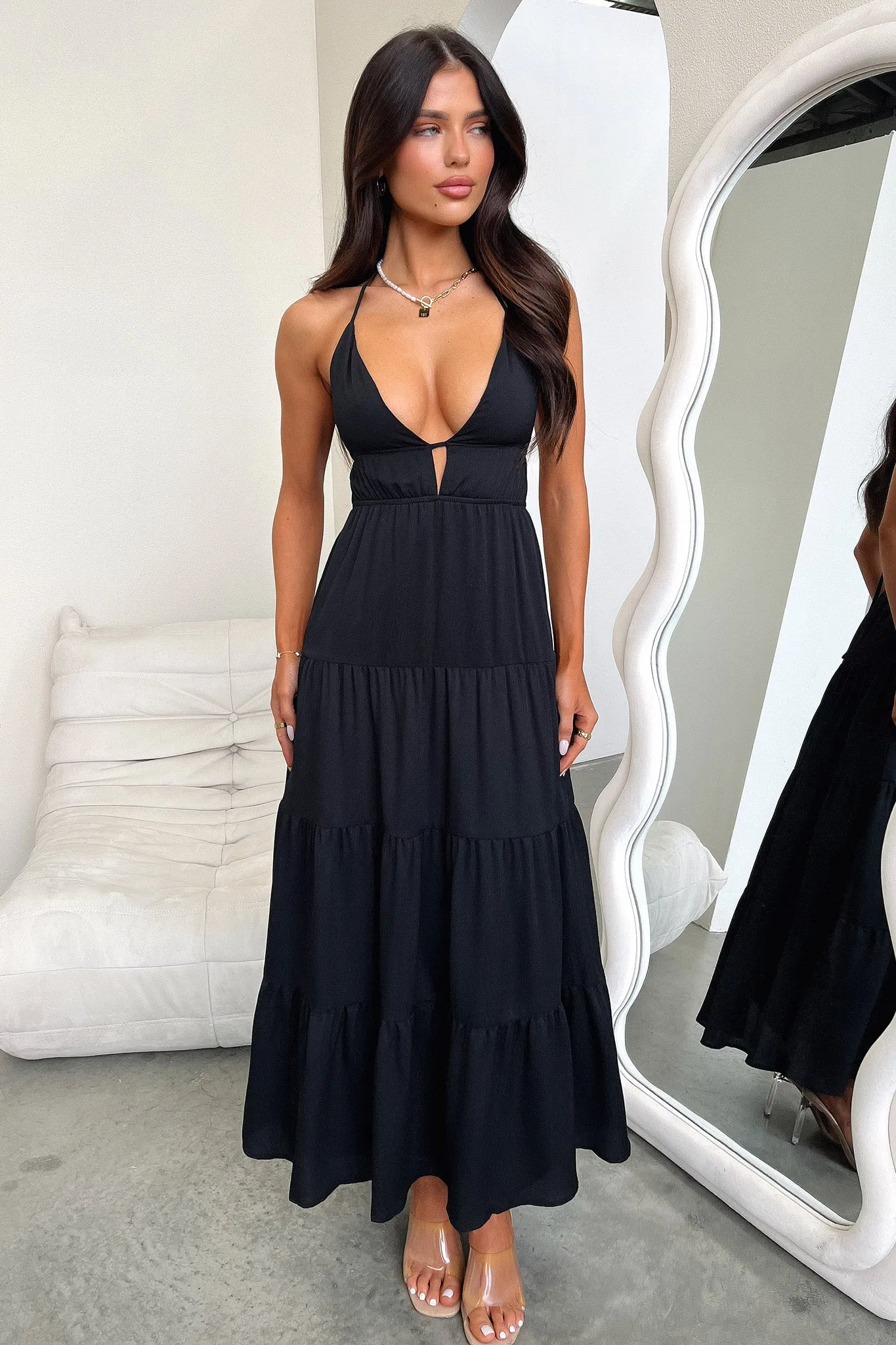 Amalie Maxi Dress - Black sold by Thats So Fetch product image thumbnail 5
