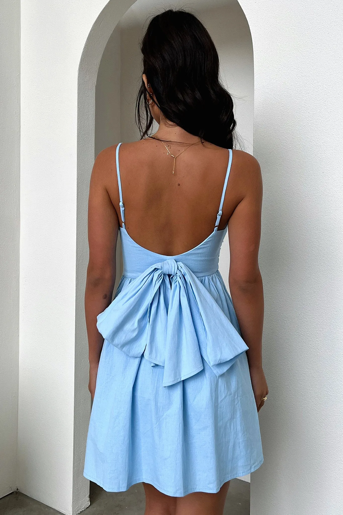 Miley Mini Dress - Blue sold by Thats So Fetch product image thumbnail 4