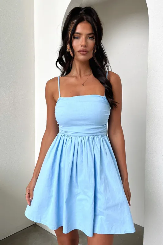 Miley Mini Dress - Blue sold by Thats So Fetch
