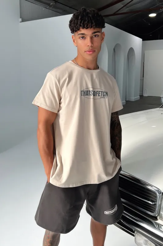 Series 10 Oversized Tee - Beige sold by Thats So Fetch