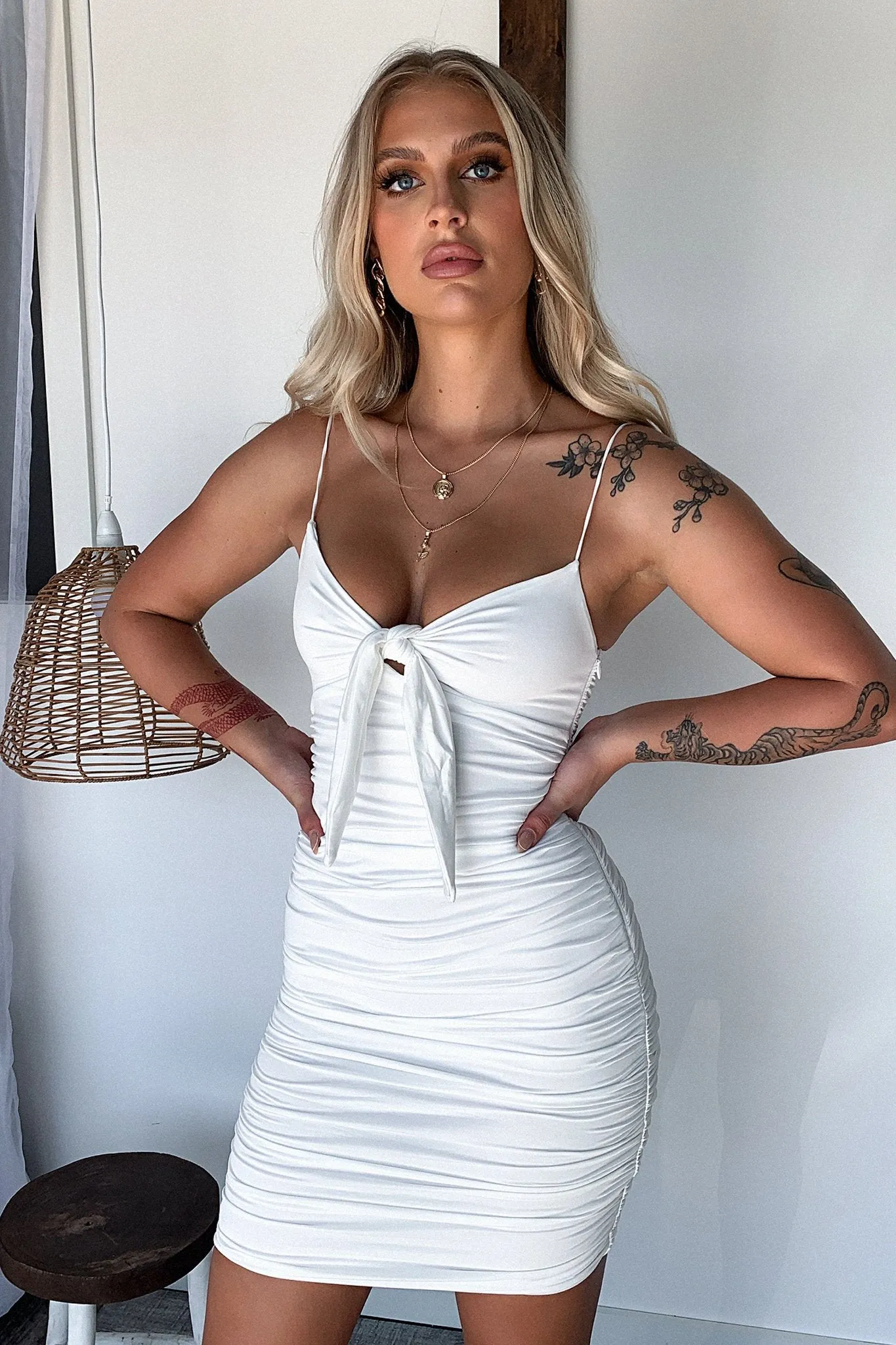 Aman Dress - White sold by Thats So Fetch product image thumbnail 3