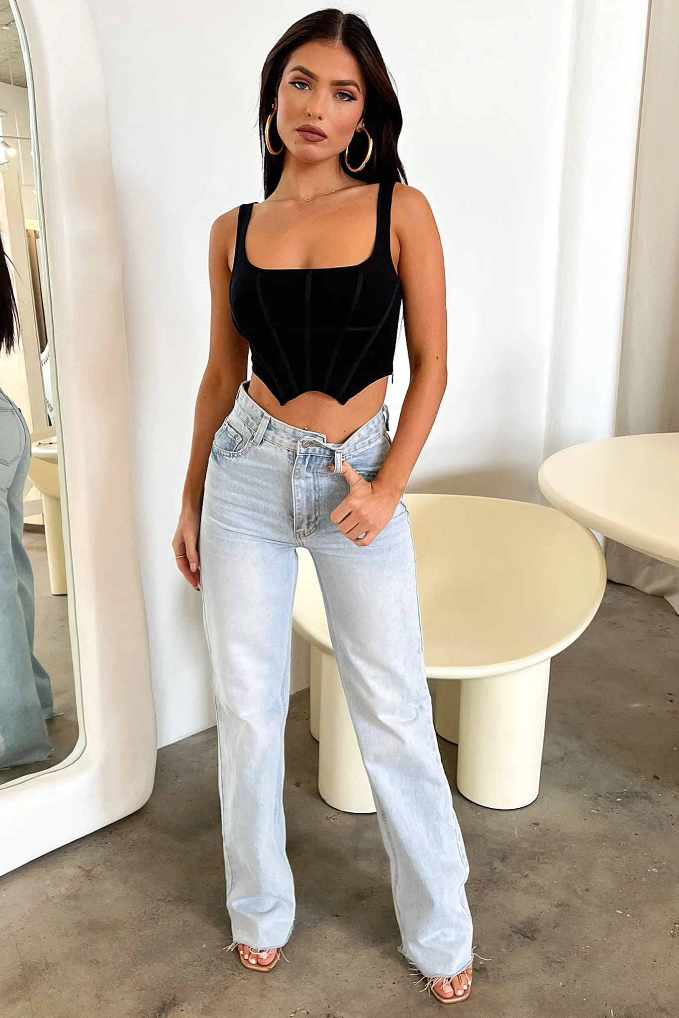 Luca Bustier - Black sold by Thats So Fetch product image thumbnail 2