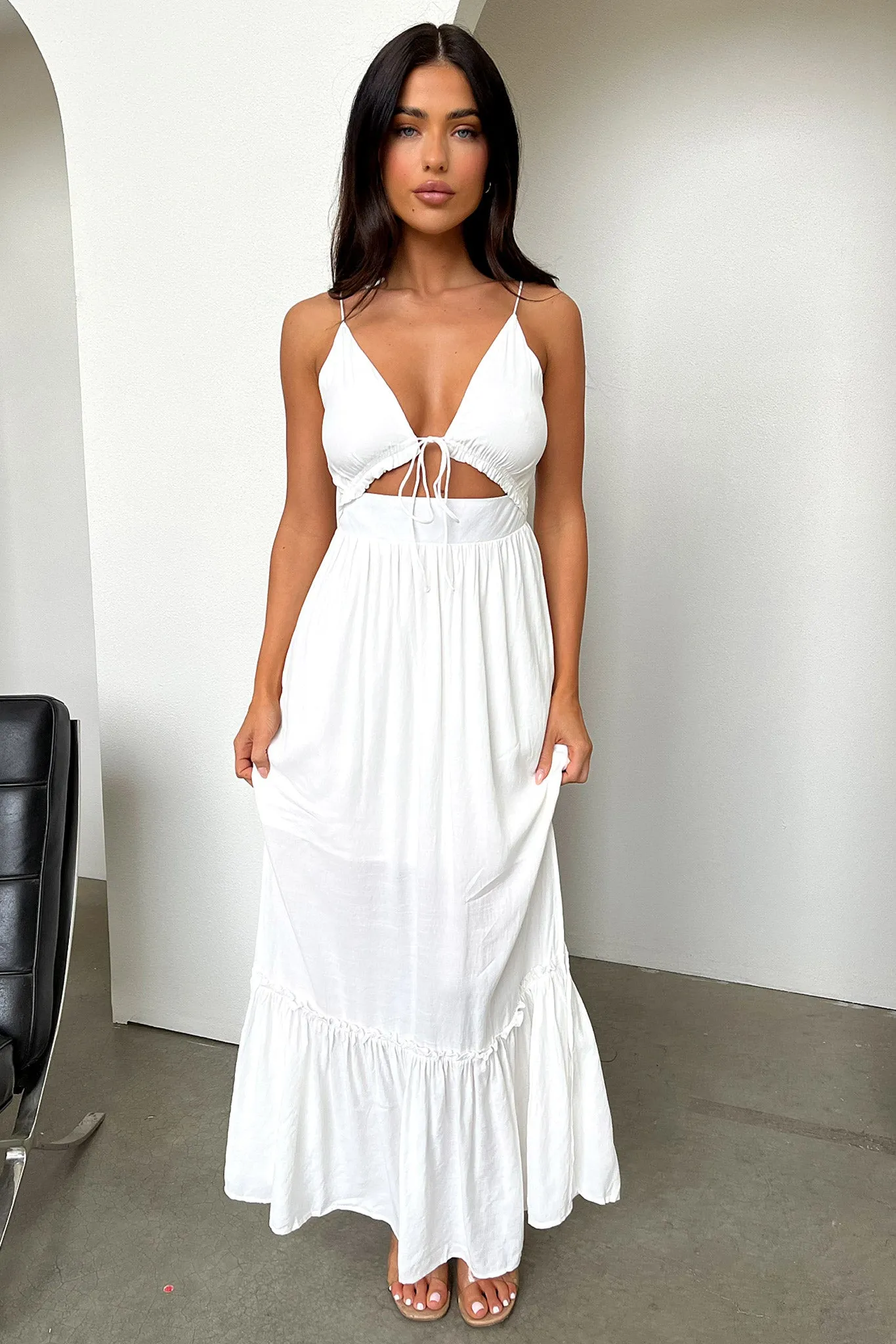 Primerose Maxi Dress - White sold by Thats So Fetch product image thumbnail 3