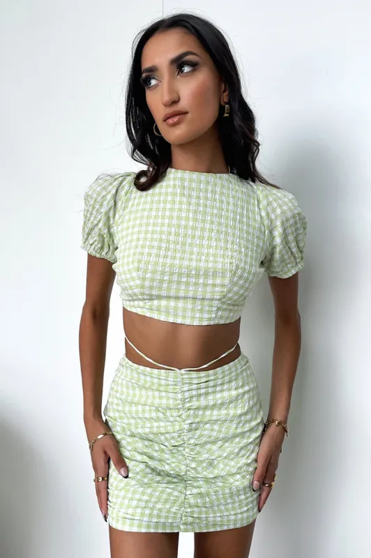 Gabby Skirt - Green sold by Thats So Fetch
