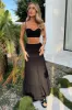 Calamar Maxi Skirt - Black sold by Thats So Fetch