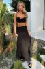 Calamar Maxi Skirt - Black sold by Thats So Fetch