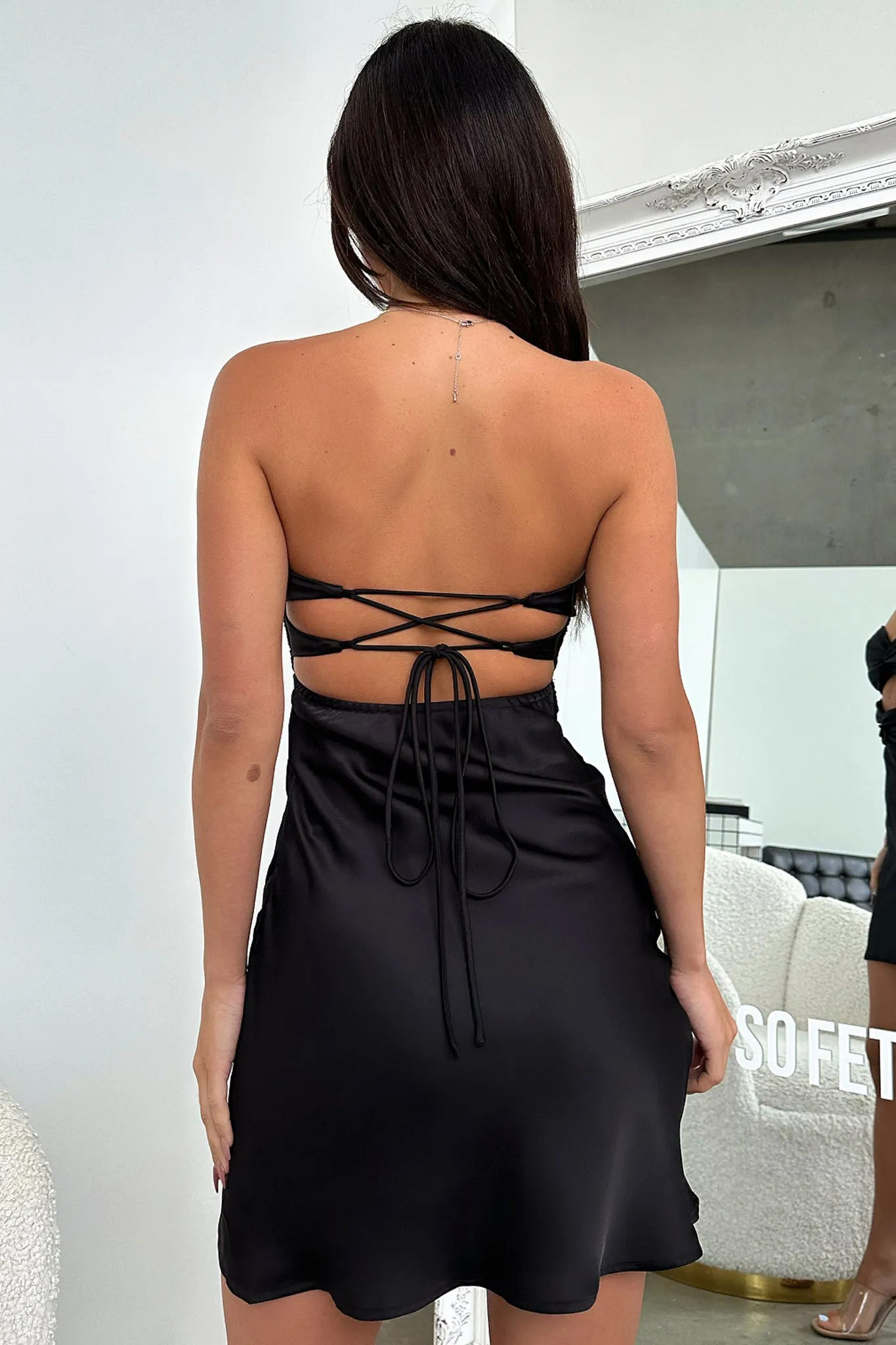 Hope Strapless Mini Dress - Black sold by Thats So Fetch product image thumbnail 5