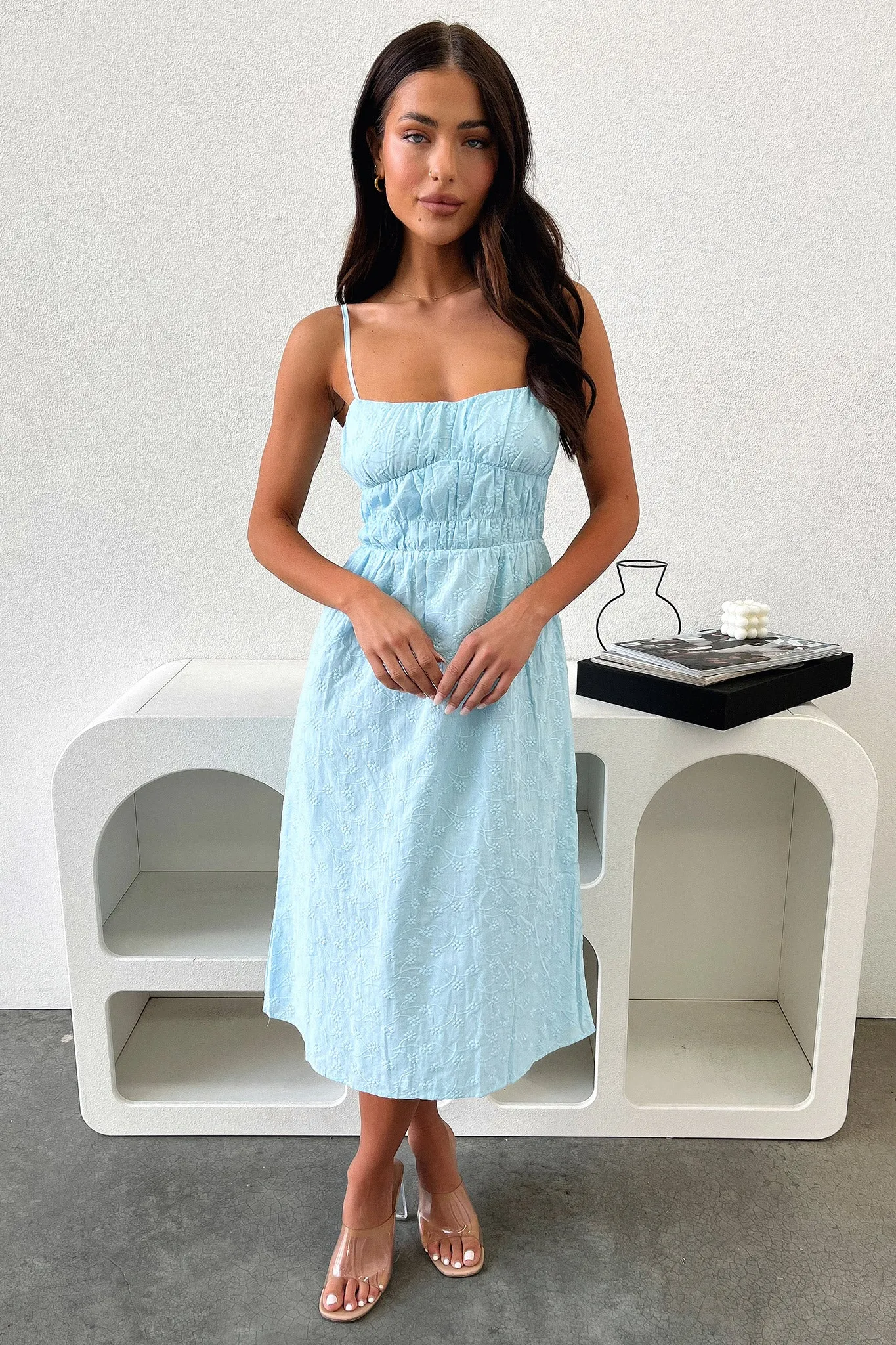 Mik Midi Dress - Blue sold by Thats So Fetch product image thumbnail 2