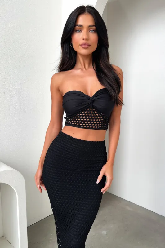 Topaz Crop - Black sold by Thats So Fetch