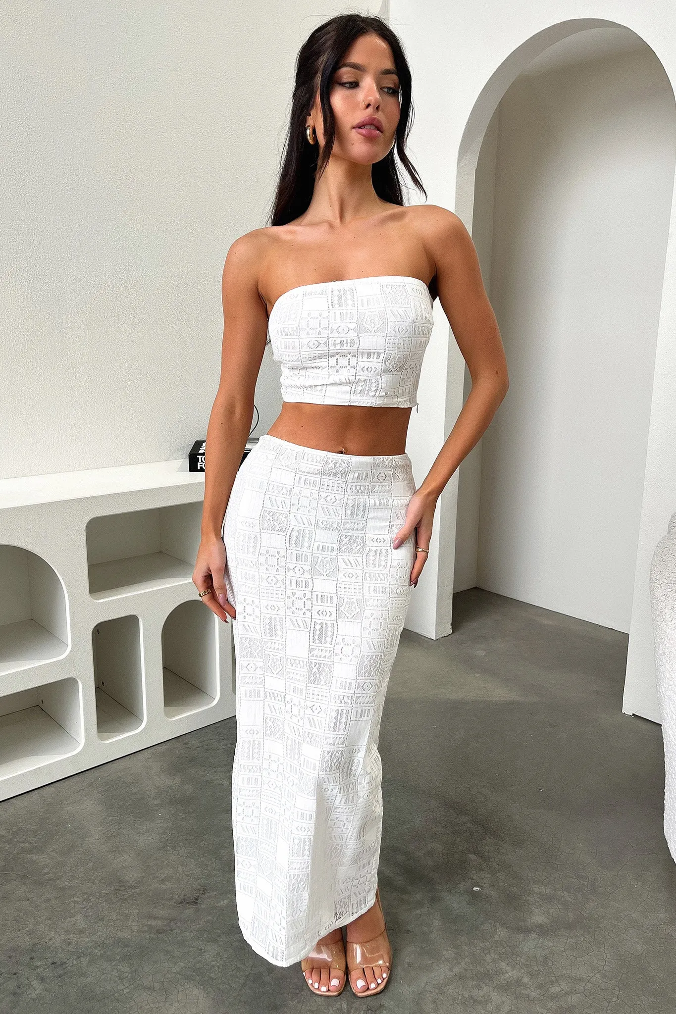 Lucius Top - White sold by Thats So Fetch product image thumbnail 5